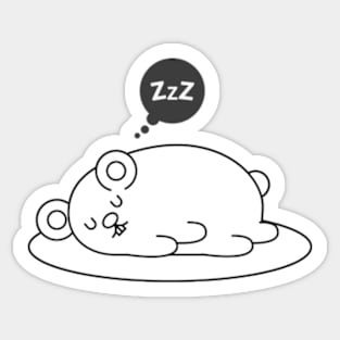 most likely to take a nap Sticker Sticker